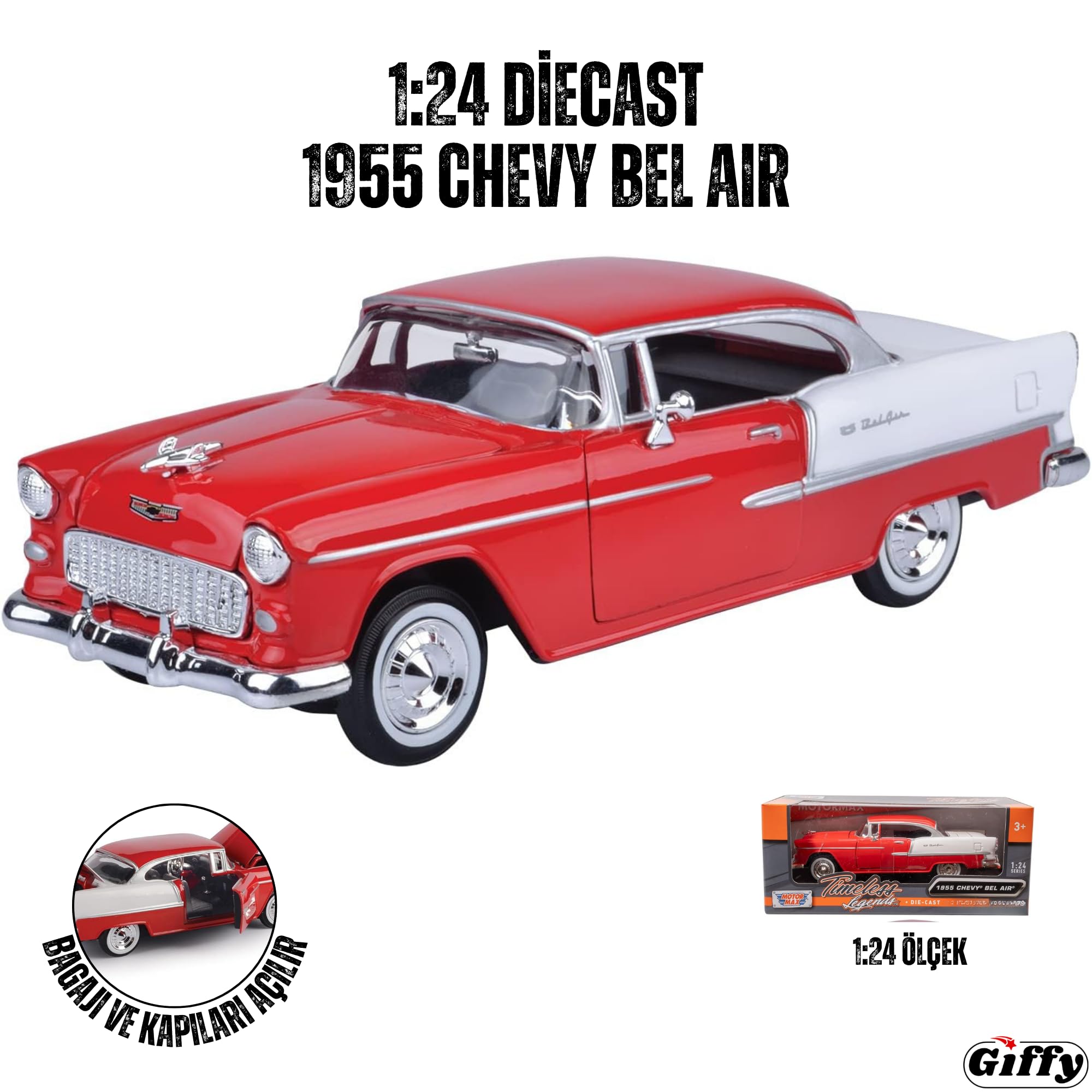 1954 Chevrolet Bel Air ダイキャストモデル 楽天市場】1/64 M2 Machines 1954 Chevrolet Bel Air シボレー